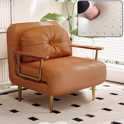 Recamiere mit Schlaffunktion Grün Zwei Stoffoptionen zur Auswahl 6-Fach Verstellbare Rückenlehne Gästebett Klappbar Ohne Matratze Geeignet für Kleine Wohnungen(F,190 * 68 * 33cm) von Generic