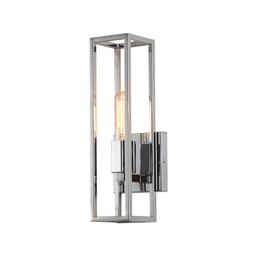 Rechteckige, Moderne Retro-Wandleuchte, Mid-Century-Innenwandlampe, offen, 13,7 Zoll, Bauernhaus-Wandleuchte aus Eisen, E27, Vintage, Lange Wandleuchten für Flur, Badezimmer, Wohnzimmer Rechteckige, Moderne Retro-Wandleuchte, Mid-Century-Innenwandlampe, offen, 13,7 Zoll, Bauernhaus-Wandleuchte aus Eisen, E27, Vintage, Lange Wandleuchten für Flur, Badezimmer, Wohnzimmer von Generic