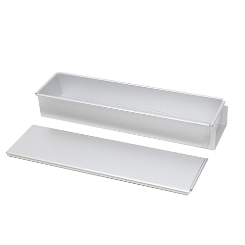 Rechteckige Kuchenform mit Deckel - Antihaftbeschichtete Aluminium-Backform | Abnehmbarer Deckel für Brot, Mousse, und Käsekuchen, Brotbackform und vielseitige Backform Rechteckige Kuchenform mit Deckel - Antihaftbeschichtete Aluminium-Backform | Abnehmbarer Deckel für Brot, Mousse, und Käsekuchen, Brotbackform und vielseitige Backform von Generic