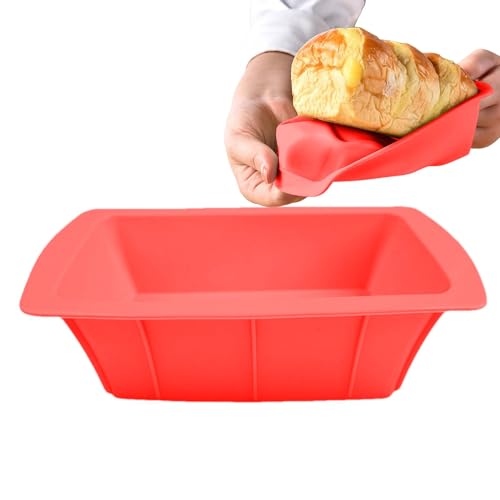 Rechteckige Silikon-Kuchenformen, Silikonform | Antihaft-Käsekuchenform | Brotbackform, Muffinform, Easy Release-Backform für Kuchen, Rechteckige Silikon-Kuchenformen, Silikonform | Antihaft-Käsekuchenform | Brotbackform, Muffinform, Easy Release-Backform für Kuchen, von Generic