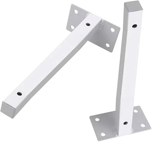 Regalhalterung aus quadratischem Eisenrohr aus schwebendem Metall, verdeckte T-Aufbewahrungsregal-Halterungen, rechtwinklige Halterungen, 400 mm Regalhalterung aus quadratischem Eisenrohr aus schwebendem Metall, verdeckte T-Aufbewahrungsregal-Halterungen, rechtwinklige Halterungen, 400 mm von Generic