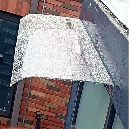 Regendach, Modernes Design Haustür Vordach Außenmarkise, Einfach Zu Montierende Fenster Garten Vordach Terrasse Veranda Markise, Regenschutz Polycarbonat Abdeckung, Uv-re, 50x90cm/20 x35 von Generic