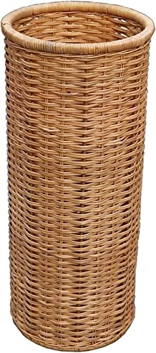 Regenschirmhalter Mülleimer Bambus Rattan Regenschirmständer Regenschirmständer Multifunktionaler Regenschirm Aufbewahrungseimer Und Regenschirmkorb Rohre Wanderstöcke Halter von Generic