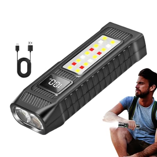 Reiseflashlight | Wasserdichte Außenlampe | Leichte Zündung mit langer Reichweite | Magnetische Taschenlampe für Survival Wartungsarbeiten Wandern Wandern Reiseflashlight | Wasserdichte Außenlampe | Leichte Zündung mit langer Reichweite | Magnetische Taschenlampe für Survival Wartungsarbeiten Wandern Wandern von Generic