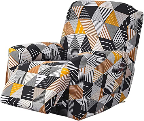 Relaxsessel Schonbezüge 4 teilig Relaxsessel Sofa Bezüge Rutschfester Bezug mit Aufbewahrungstaschen Möbelschutz für Wohnzimmer (#23) von Generic