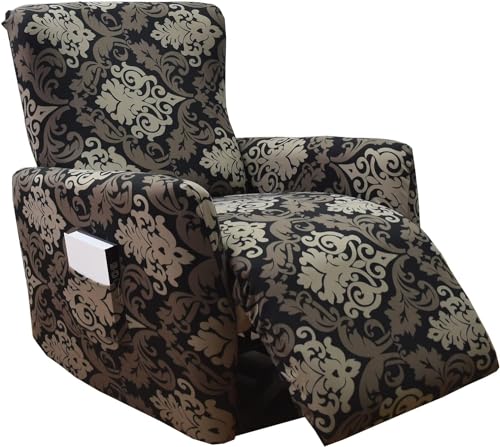 Relaxsessel Schonbezüge Stretch Relaxsesselbezug für 1/2/3 Sitzer Liegesofa Bezüge mit Seitentasche Möbelschutz für Wohnzimmer Relaxsessel Schonbezüge Stretch Relaxsesselbezug für 1/2/3 Sitzer Liegesofa Bezüge mit Seitentasche Möbelschutz für Wohnzimmer von Generic