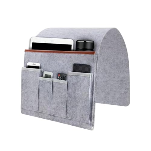 Remote Control Halter - Filz Recliner Storage Organizer, Multifunktions-Sofa Armlehntasche | Seitentasche Telefon Tablet Speicher, Wohnzimmer Familienzimmer, Rückkehr zu Zubehör Heimstudio Remote Control Halter - Filz Recliner Storage Organizer, Multifunktions-Sofa Armlehntasche | Seitentasche Telefon Tablet Speicher, Wohnzimmer Familienzimmer, Rückkehr zu Zubehör Heimstudio von Generic