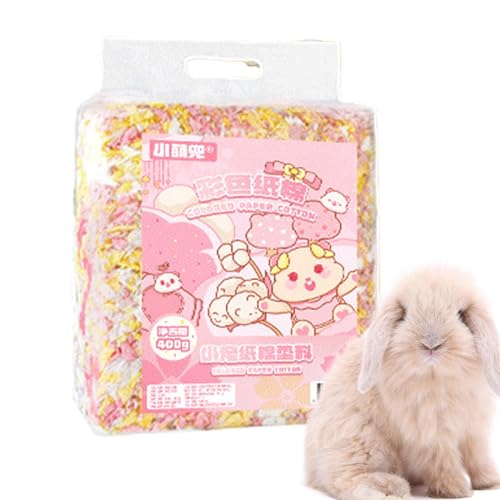 Rennmaus-Bettwäsche - natürliche Flusen für Hamster, Kleintierstreu | Gerbil Kleintierstreu mit Geruchskontrolle, Kaninchen und Hamster Einstreu für kleine bis von Generic