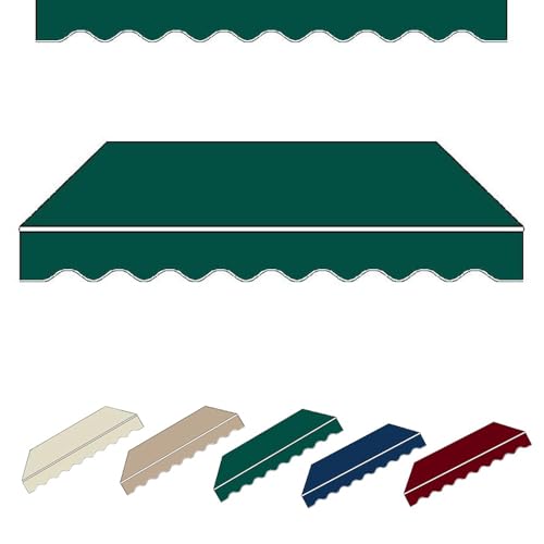 Replacement Canopy Fabric for Garden Awning Retractable Top Pergola Cover Outdoor Patio Shade Green 6.5x5ft/2x1.5m Durable Waterproof Material Replacement Canopy Fabric for Garden Awning Retractable Top Pergola Cover Outdoor Patio Shade Green 6.5x5ft/2x1.5m Durable Waterproof Material von Generic