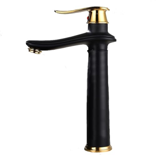 Retro Badezimmer Waschbecken Mischbatterie Einhebel E Waschbecken Wasserhahn Waschbeckenarmaturen Einloch Waschbecken Armatur Heiß Und Kalt, Gold, High Retro Badezimmer Waschbecken Mischbatterie Einhebel E Waschbecken Wasserhahn Waschbeckenarmaturen Einloch Waschbecken Armatur Heiß Und Kalt, Gold, High von Generic