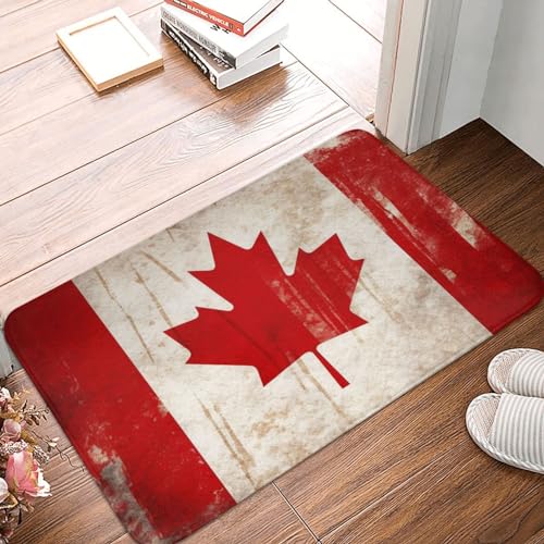 Retro-Kanada-Flagge Schmutzfänger Waschbar Läufer Flur Robust Teppich Für Wohnaccessoires Flur Outdoor 40 X 60Cm Retro-Kanada-Flagge Schmutzfänger Waschbar Läufer Flur Robust Teppich Für Wohnaccessoires Flur Outdoor 40 X 60Cm von Generic