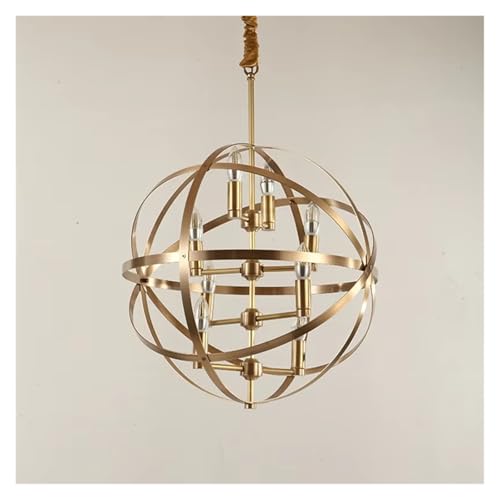 Retro Pendelleuchten Schlafzimmer Restaurant Home Decor Loft Industrielle Hängelampe Globus LEDLampen von Generic