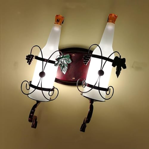 Retro Weinflasche Wandleuchte Bar Wohnzimmer Ktv Friseursalon Moderne Lampe Kreative Persönlichkeit Soft LCD Ungewöhnliche Lampen, I, 7w Retro Weinflasche Wandleuchte Bar Wohnzimmer Ktv Friseursalon Moderne Lampe Kreative Persönlichkeit Soft LCD Ungewöhnliche Lampen, I, 7w von Generic
