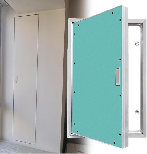 Revisionsklappe 24 30 36 48 60 80 Zoll hohes Zugangswandpaneel for Trockenbau, überstreichbare Zugangsluke for Gipskartonwände, Brandschutztür(36inx62in/914mmx1575mm) von Generic