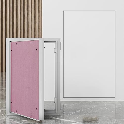 Revisionsklappe Trockenbau Revisionstür Wartungsklappe Zugangspaneele,vertikale Zugangstür,Aluminiumrahmen,Druckverschluss,für Wartung & Rohrzugang Revisionsklappe Trockenbau Revisionstür Wartungsklappe Zugangspaneele,vertikale Zugangstür,Aluminiumrahmen,Druckverschluss,für Wartung & Rohrzugang von Generic
