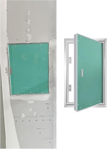 Revisionsklappe Unterputz-Revisionstür for Sanitärinstallationen aus Gipskartonplatten, Revisionsklappe for Trockenbauwände, Inspektionsluke mit Aluminiumrahmen(14x32in/35x80cm) von Generic
