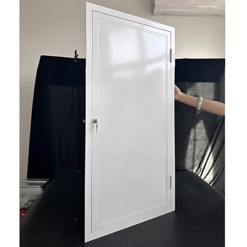 Revisionsklappe Zugangstür mit verdecktem Schloss, Aluminium, Sanitär, Elektrik, Alarm, Heizung, Trockenbau, Lochabdeckung, Revisionstür Revisionsklappe Zugangstür mit verdecktem Schloss, Aluminium, Sanitär, Elektrik, Alarm, Heizung, Trockenbau, Lochabdeckung, Revisionstür von Generic