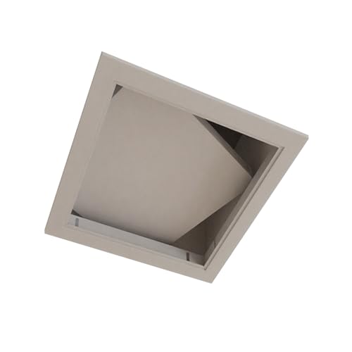 Revisionsklappe für Nur Decke aus Korrosionsbeständigem Aluminium Wartungsklappe Trockenbau 15x15 20x20 40x40, Revisionstür für Feuchtraum Geeignet(Grau,45 cm x 45 cm) von Generic