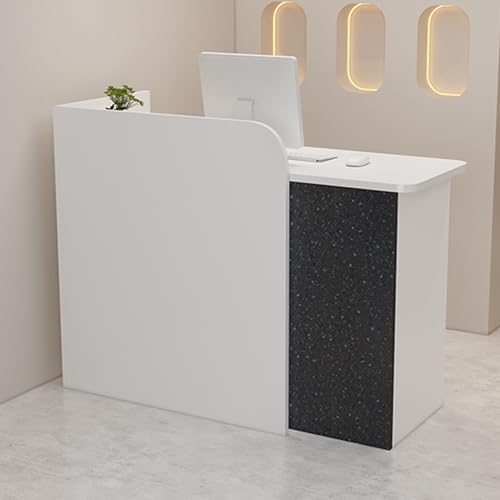 Rezeption Schreibtisch Negotiation Tisch Computer Möbel Lockable Drawer Welcome Schreibtisch Büro Möbel Beauty Salon Rezeption Modern Schwarz & Weiß 90x50x100 cm Rezeption Schreibtisch Negotiation Tisch Computer Möbel Lockable Drawer Welcome Schreibtisch Büro Möbel Beauty Salon Rezeption Modern Schwarz & Weiß 90x50x100 cm von Generic