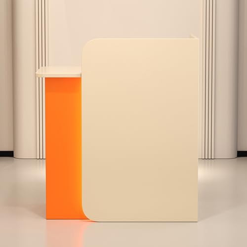 Rezeption Schreibtisch Negotiation Tisch Computerschrank mit Kabelmanagement Welcome Table for Stores Lobbies Lounges Bars & Rezeption Areas Apricot Orange Color von Generic