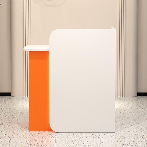Rezeption Schreibtisch Negotiation Tisch Computerschrank mit Kabelmanagement Welcome Table & Checkout for Stores Lobbies Bars & Rezeption Areas White & Orange 60 x 45 cm Rezeption Schreibtisch Negotiation Tisch Computerschrank mit Kabelmanagement Welcome Table & Checkout for Stores Lobbies Bars & Rezeption Areas White & Orange 60 x 45 cm von Generic
