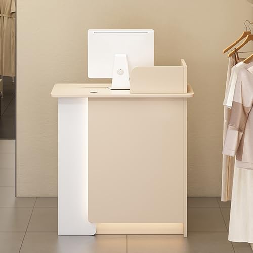 Rezeption Schreibtisch mit Lockable Drawer Negotiation Table for Beauty Salon SPA Store OfficeWarm Apricot Color 80 x 45 x 95 cm Rezeption Schreibtisch mit Lockable Drawer Negotiation Table for Beauty Salon SPA Store OfficeWarm Apricot Color 80 x 45 x 95 cm von Generic