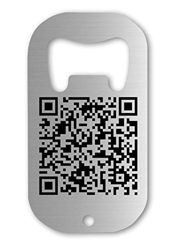 Rick Roll QR Code Funny Meme Graphic Flaschenöffner von Generic