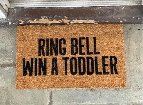 Rig Bell Wi A Hund Fußmatte, Fuy Türmatte, Fuy Hund Fußmatte, Custom Fußmatte, Kokos Türmatte, Fuy Willkommensmatte, Ring Bell Win a Toddler, 16" x 24" Rig Bell Wi A Hund Fußmatte, Fuy Türmatte, Fuy Hund Fußmatte, Custom Fußmatte, Kokos Türmatte, Fuy Willkommensmatte, Ring Bell Win a Toddler, 16" x 24" von Generic