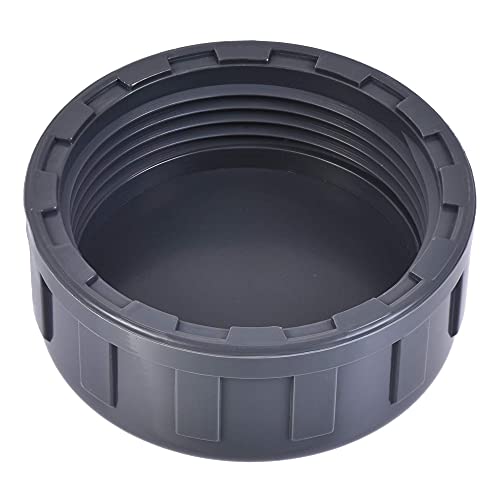 Robuste PVC-Innengewindekappe für Rohrendabschluss, Sanitärreparatur, Modifikation, einfach zu installierende Heimwerkerprojekte, Gartenschlauch-Sprinkler grau. 40mm von Generic