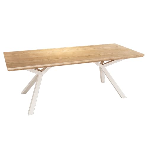 Robuster Schreibtisch, Business-Schreibtisch, Konferenztisch mit robusten Beinen, Schreibtisch im Landhausstil, 120CM Chefschreibtisch mit großer Tischplatte(D) von Generic
