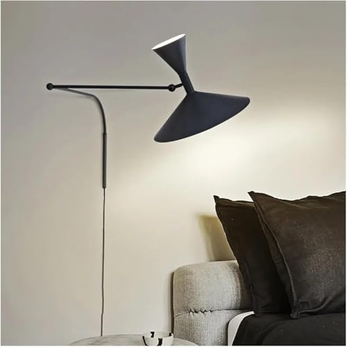 Rocker Arm Wandleuchte Minimalistische Drehbare Wandleuchte Kompatibel Mit Wohnzimmer Esszimmer Led Home Decor Plug-in, OneColor Rocker Arm Wandleuchte Minimalistische Drehbare Wandleuchte Kompatibel Mit Wohnzimmer Esszimmer Led Home Decor Plug-in, OneColor von Generic
