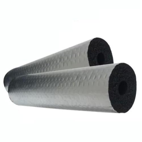 Rohrisolierung 95,0 cm Frostschutz Isolierrohr, Aluminiumfolie Rohr Isolierschaumrohr Dicke 20,0 mm for Verschiedene Rohrisolierungen, ID 15-120 mm(76.0mm=2-4/5") von Generic