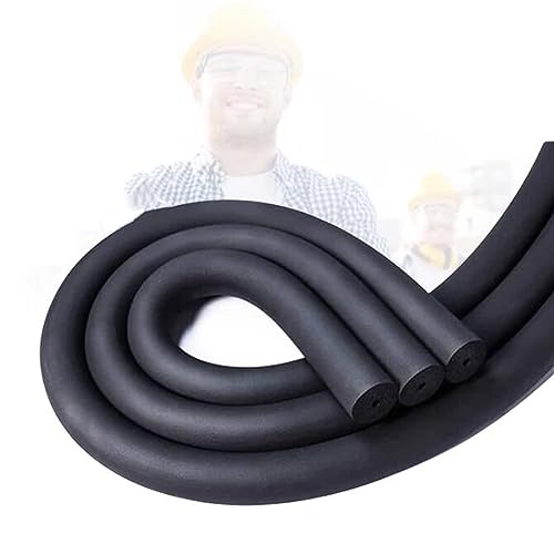 Rohrisolierung Isolierschlauch Frostschutz Schaumstoffschlauch Kautschuk 1.70 m für Den Schutz Der Rohre Und Wärmeerhaltung, Dicke 9.0 mm, ID 6/10/13/16/19/20/22/25/28/32/34/42/48/60 mm(ID 20 mm(4/5") von Generic