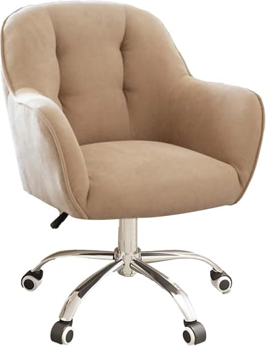 Rollender Schreibtischstuhl Drehbarer Büroschreibtischstuhl, Dickes Polster Flexibles, Verstellbares Drehrollen, Ergonomischer Stuhl Für Erwachsene Und Kinder Für Das Home Office, Brown Rollender Schreibtischstuhl Drehbarer Büroschreibtischstuhl, Dickes Polster Flexibles, Verstellbares Drehrollen, Ergonomischer Stuhl Für Erwachsene Und Kinder Für Das Home Office, Brown von Generic