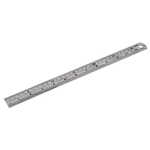 Rolson 50824 300 mm Stainless Steel Ruler - Multi-Colour von Rolson