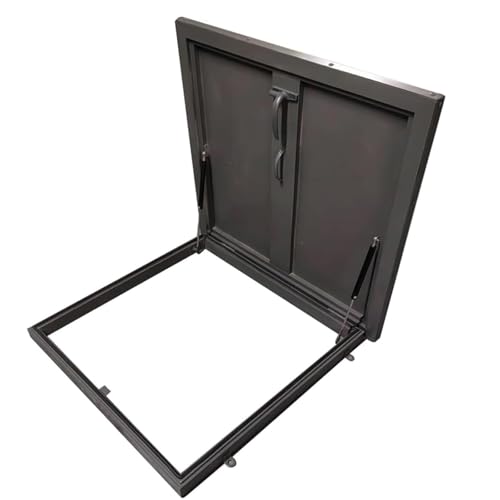 Roof Window Emergency Exit For Roof Ventilation, Kellerausstiegskappen Mit Verriegelung Kommerzielle Dachzugangsluke Kellerbelüftungsbodentür Oberlicht Brunnenköpfe Keller(65x65cm/25.6x25.6in) von Generic