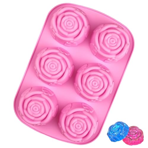 Rosa Schokoladenform – Wiederverwendbare Kuchenform mit Antihaftbeschichtung | Kreatives Silikon mit tiefem Design, perfekte Wahl für einzigartige Eiswürfel, oder Vorspeisen Rosa Schokoladenform – Wiederverwendbare Kuchenform mit Antihaftbeschichtung | Kreatives Silikon mit tiefem Design, perfekte Wahl für einzigartige Eiswürfel, oder Vorspeisen von Generic