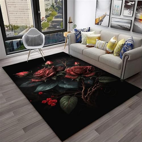 Rosenblüte Pflanzen 3D Gedruckte Matte Teppiche Anti-Rutsch Teppich Teppich Home Decoration Print Schlafzimmer Anti-Rutsch Boden Teppich 80 X 160 cm -Polyester-Soft-Touch -49733501847 Rosenblüte Pflanzen 3D Gedruckte Matte Teppiche Anti-Rutsch Teppich Teppich Home Decoration Print Schlafzimmer Anti-Rutsch Boden Teppich 80 X 160 cm -Polyester-Soft-Touch -49733501847 von Generic
