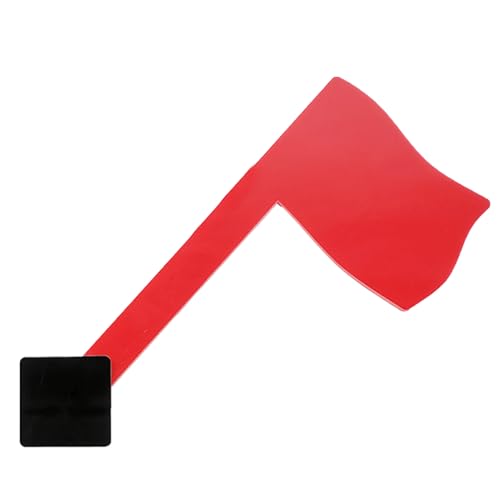 Rostfreie Briefkastenflagge, langlebiges rotes Signal, kein Bohren, Ersatzbefestigung für Briefkastenflagge mit wetterbeständigem Klebestreifen und Anwendungsmöglichkeit auf mehreren Paneelen von Generic