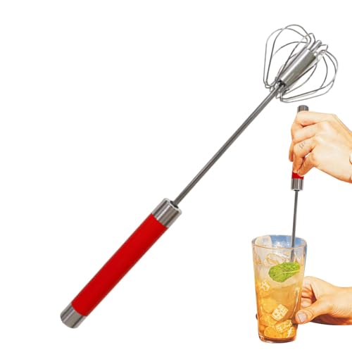 Rotary -Mixer Rührer, Ei Mixer - Edelstahl Hand Schneebesen Mixer | Multifunktions-halbautomatische Mixer Milchaufschäumer zum Rühren, Kochen, Schneebesen Rotary -Mixer Rührer, Ei Mixer - Edelstahl Hand Schneebesen Mixer | Multifunktions-halbautomatische Mixer Milchaufschäumer zum Rühren, Kochen, Schneebesen von Generic