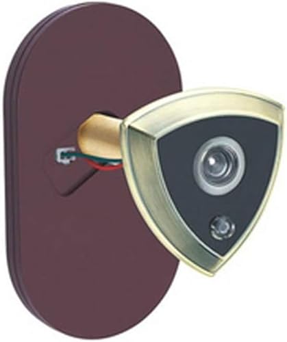 Rotbronze 180-grad-türspion-türklingel Mit Robuster Sichtschutzabdeckung Für Die Sicherheit Zu Hause, Red Bronze von Generic