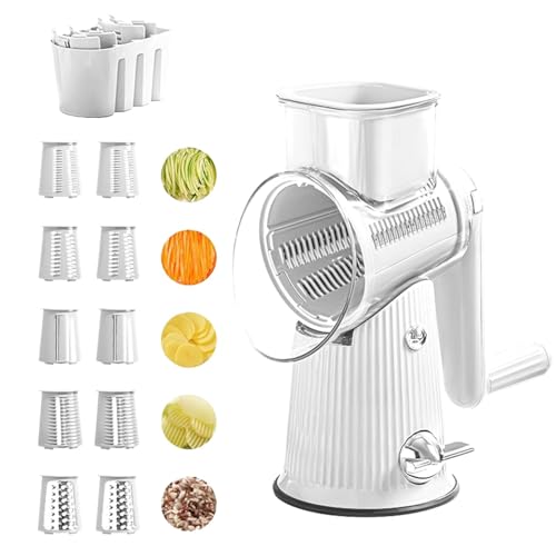 Rotierender Gemüseschneider, Käsereibe, Käsereibe, Gemüseschneider, Käsereibe, Käsereibe, Käsereibe, Käsereibe, Küchenmaschine, sicher und effizient für Kartoffeln Rotierender Gemüseschneider, Käsereibe, Käsereibe, Gemüseschneider, Käsereibe, Käsereibe, Käsereibe, Käsereibe, Küchenmaschine, sicher und effizient für Kartoffeln von Generic