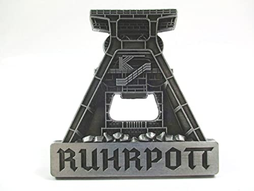 Ruhrpott Magnet Flaschenöffner Metall Förderturm Zeche Bergmann Souvenir Germany von Generic