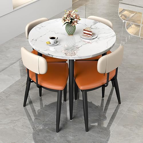 Rund Konferenztisch Essgruppe Esstisch Mit 4 Stühlen Empfang Empfang Konferenz Runde Esstisch Set Wohnzimmer Balkon Freizeittisch Café Bäckerei, One Color, A4 Rund Konferenztisch Essgruppe Esstisch Mit 4 Stühlen Empfang Empfang Konferenz Runde Esstisch Set Wohnzimmer Balkon Freizeittisch Café Bäckerei, One Color, A4 von Generic