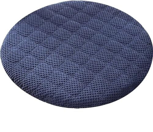 Rund Sitzkissen Stuhl Baumwolle Sitzpolster Stuhlauflage für Outdoor Indoor Gartenstuhl Küche oder Esszimmerstuhl(C,4PCS-20INCH/50CM) von Generic