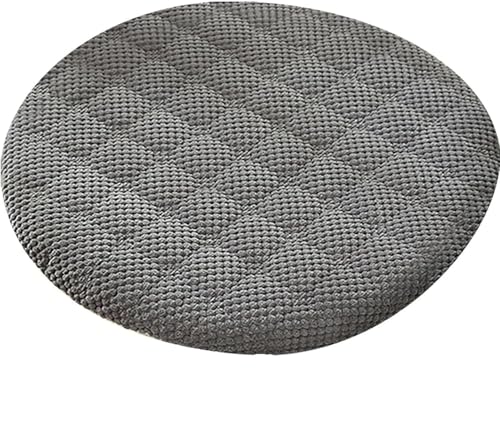 Rund Sitzkissen Stuhl Baumwolle Sitzpolster Stuhlauflage für Outdoor Indoor Gartenstuhl Küche oder Esszimmerstuhl(D,1PC-12INCH/30CM) von Generic