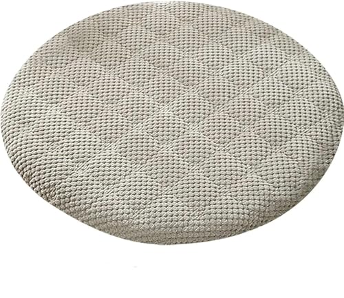 Rund Sitzkissen Stuhl Baumwolle Sitzpolster Stuhlauflage für Outdoor Indoor Gartenstuhl Küche oder Esszimmerstuhl(F,1PC-14INCH/35CM) von Generic