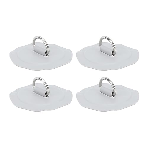 Runde Form D Ringkissen, D Ring Patch Universal 4pcs Leichtes Zugfest für Ständer -up -Paddleboard (Grey) von Generic