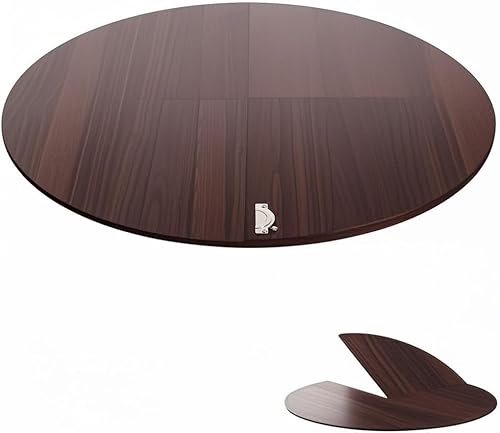 Runde Tischplatte Aus Holz, Platzsparend, Große Klappbare Tischplatte, Catering-Bankett-Partytische Ohne Beine, Klappbare Tischplattenverlängerung(B,180 cm/71inch) von Generic