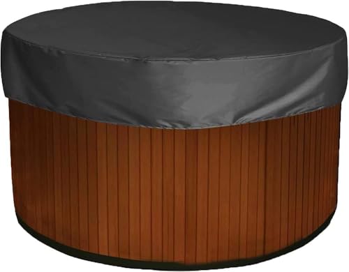 Runde Whirlpool-Abdeckung Spa-Abdeckung wasserdichte Outdoor-210d-schwimmbadabdeckung Whirlpool-Schutz Für Badewannenblase Nachricht Spa, 200x30cm Runde Whirlpool-Abdeckung Spa-Abdeckung wasserdichte Outdoor-210d-schwimmbadabdeckung Whirlpool-Schutz Für Badewannenblase Nachricht Spa, 200x30cm von Generic